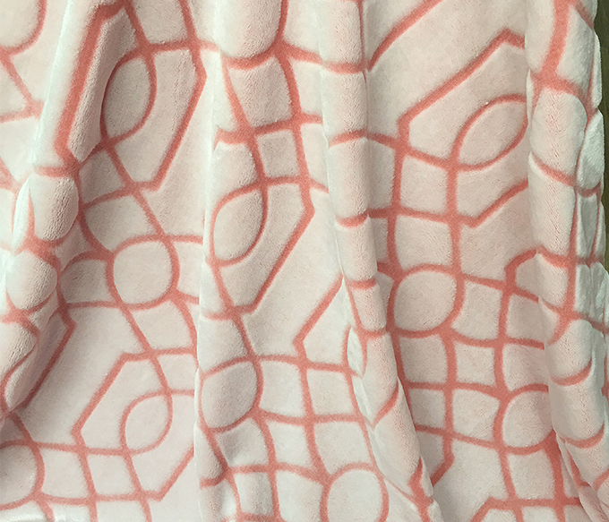 珊瑚、法蘭絨背印、剪花系列